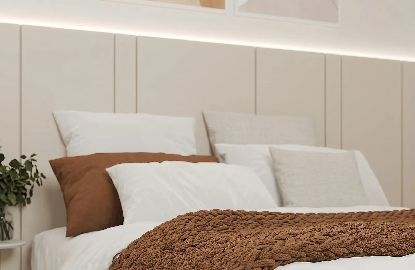 Second suite headboard detail